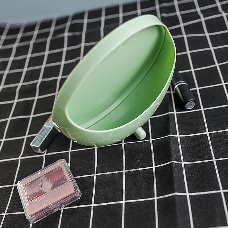 Hvorfor har du brug for plastikrunde desktop -makeup -spejl med opbevaring?